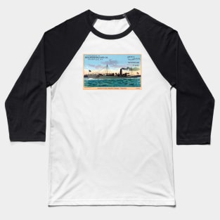 1890 Dynamite Cruiser Vesuvius Baseball T-Shirt